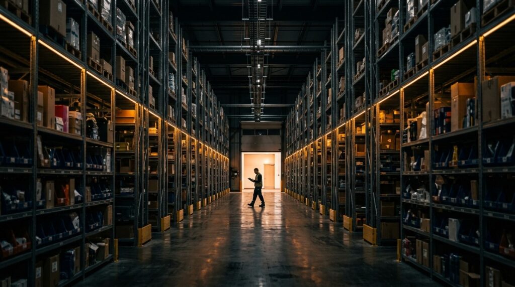 Exploring the Different Types of Warehouse Management Systems: A Comprehensive Guide - warehouse scene