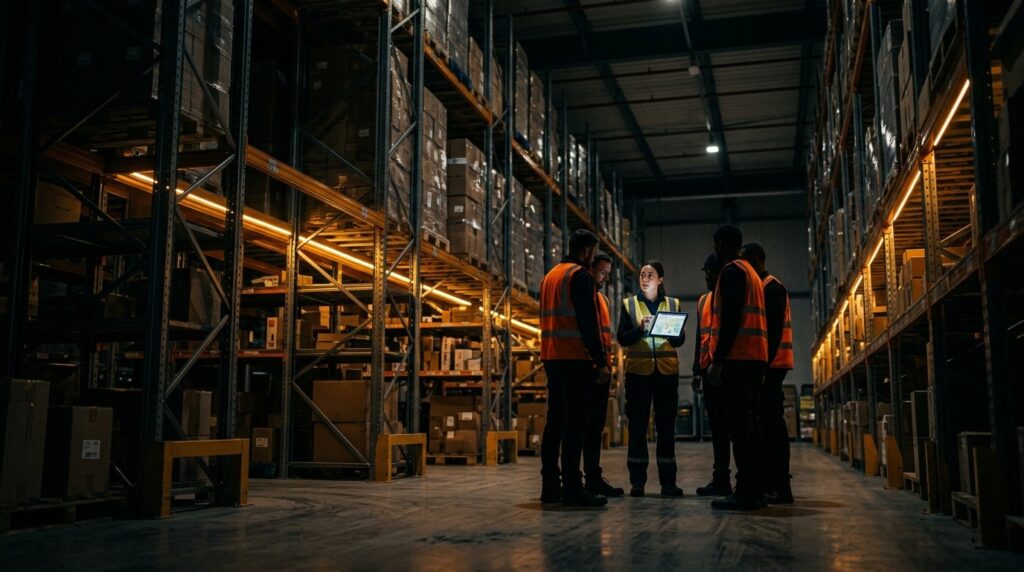 Mastering Efficiency: A Comprehensive Guide to Training your team in Warehouse Management Systems - warehouse scene