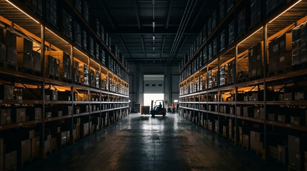 Comparison: PULPO WMS vs. Beetrack - warehouse scene