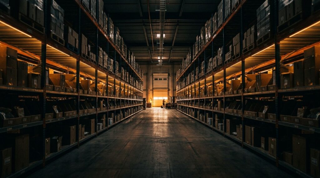 SKU Savvy vs ShipHero: A Comprehensive Comparison of WMS Providers - warehouse scene