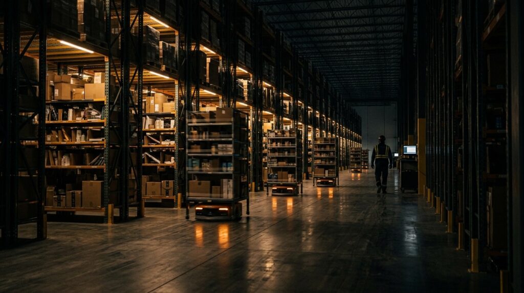 The Rise of Warehouse Automation: How Technology is Revolutionizing the Supply Chain - warehouse scene