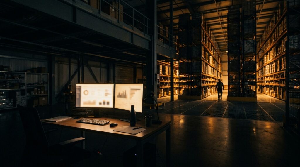 Comparing WMS 2024 Solutions: SAP vs PULPO WMS - warehouse scene