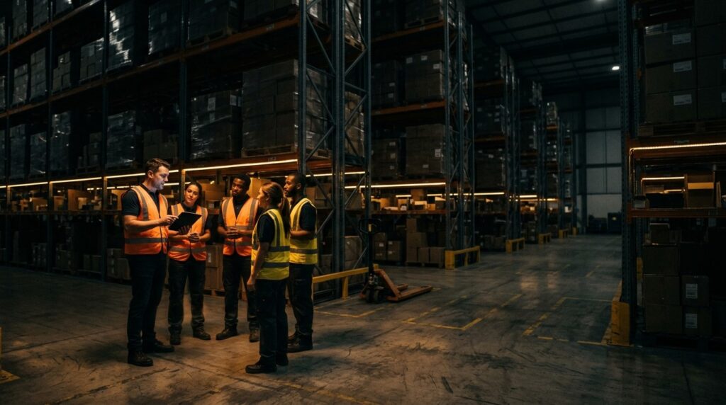 Top WMS training resourses - warehouse scene
