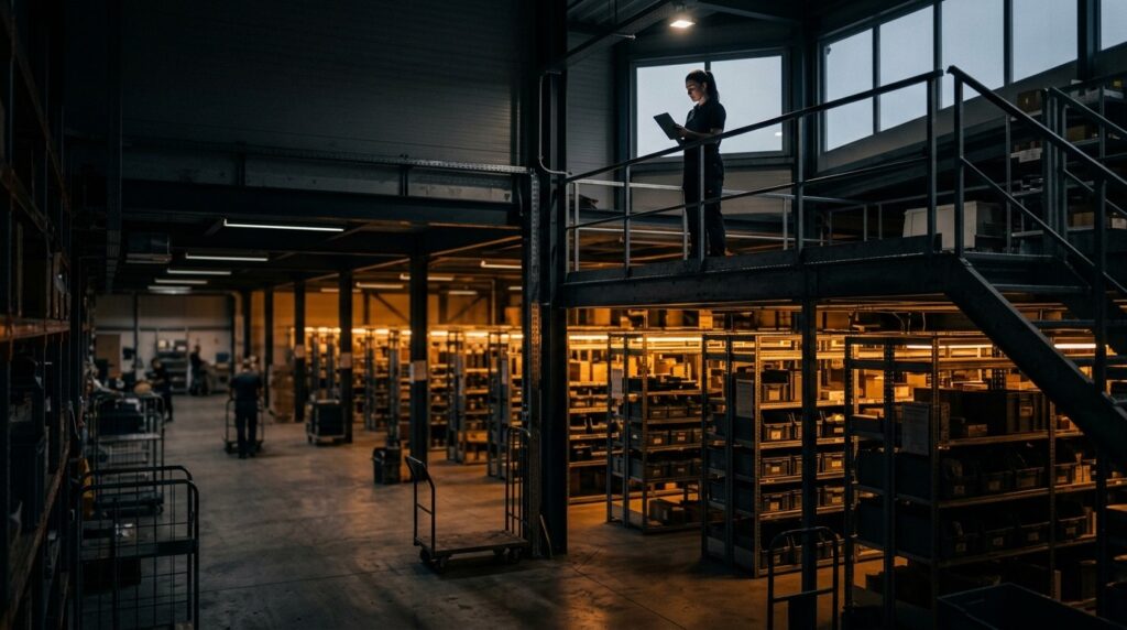 What Are the Benefits of Having a Warehouse Management System? - warehouse scene