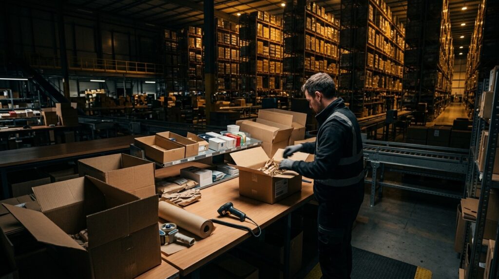 All You Need to Know About Warehouse Picking and Packing - warehouse scene