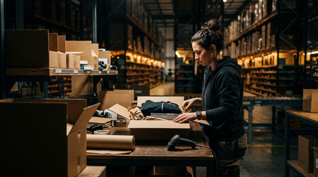 Pick and Pack Software: Enhancing Order Fulfillment Efficiency - warehouse scene