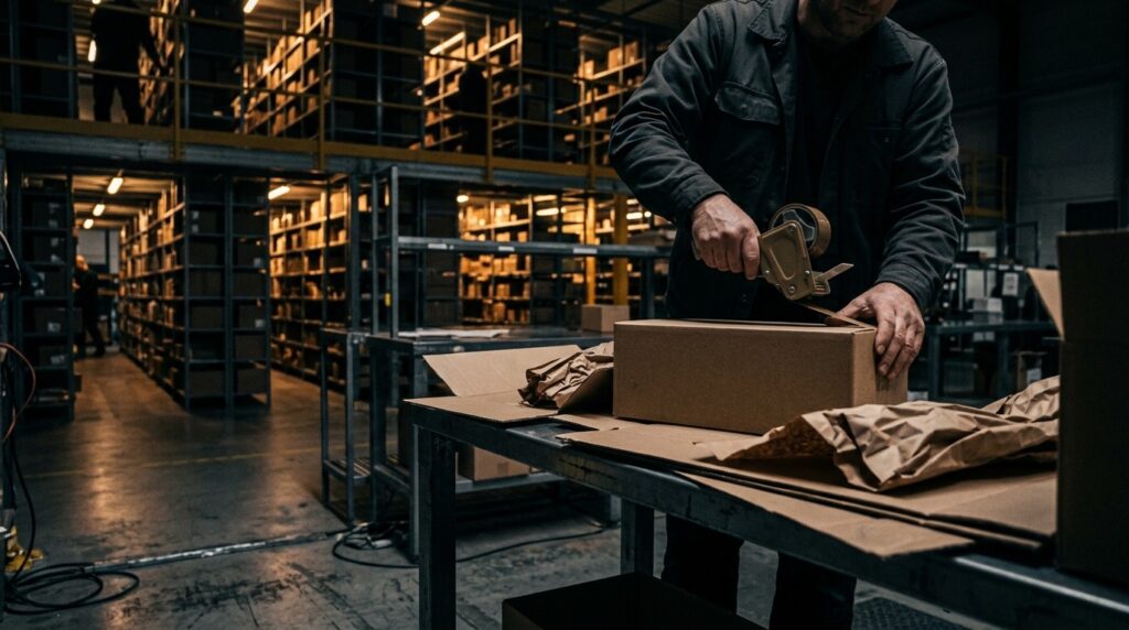 Tips to Optimize Your Warehouse Packing Procedures - warehouse scene